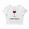 grandmas sippy cup Crop Top