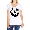 beauty face pumpkin Ladies Curvy T-Shirt