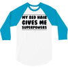 red head hair 3/4 Sleeve Shirt