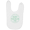 burt macklin fbi Baby Bibs