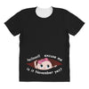 November Peeking Out Baby Girl All Over Women's T-shirt