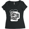 Saturday Beer Women's Triblend Scoop T-shirt