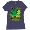 not late Ladies Fitted T-Shirt