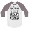 So... There's This Girl Who Kinda Stole My Heart Stepdad 3/4 Sleeve Shirt