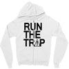 run the trap mens trap music t shirt dope swag hipster flosstradamus t Zipper Hoodie