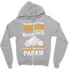 Motorcycles Papaw Zipper Hoodie