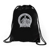 leonidas spartans gym Drawstring Bags