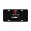 deadlift License Plate
