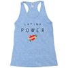 latina power with cute heart Racerback Tank