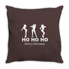 ho ho ho merry christmas Throw Pillow