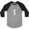 UNICORNS ARE BORN IN NOVEMBER 3/4 Sleeve Shirt