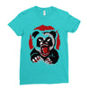 angry panda Ladies Fitted T-Shirt