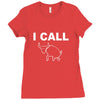 i call bull crap Ladies Fitted T-Shirt