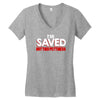 i'm saved but this pettiness Women's V-Neck T-Shirt