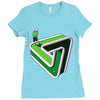puzzled putter Ladies Fitted T-Shirt