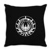 battlestar galactica distressed badge Throw Pillow