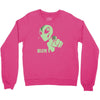 alien believe space sci fi ufo nerd Crewneck Sweatshirt