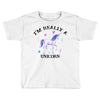 i'm really a unicorn Toddler T-shirt