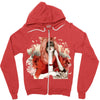 red Zipper Hoodie