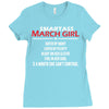 Smartass March Girl Ladies Fitted T-Shirt