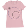 Outside Circle Ladies Fitted T-Shirt