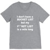 fucket list V-Neck Tee