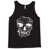 death skull tree bird banksy street art graffiti stencil Tank Top