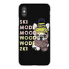 ski mood french bulldog iPhoneX