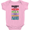 daddy you are my favorite superhero Baby Bodysuit