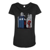 defacing the phonebox hoody Maternity Scoop Neck T-shirt