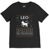 leo christmas ugly sweater V-Neck Tee
