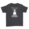 Princesses Are Born In December Youth Tee