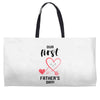 Our First Father's Day! Baby Girl Weekender Totes
