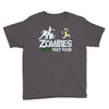 zombies hate fast food Youth Tee