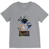who loves labrador retriever V-Neck Tee