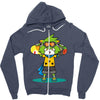 rufu the skaterwolf Zipper Hoodie