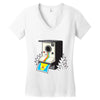 bird booth Women's V-Neck T-Shirt