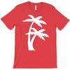 palm tree sticker vinyl decal tropical island beach ocean wall car win T-Shirt