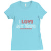 i love it when my wife lets me go mountain biking Ladies Fitted T-Shirt