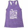 shaving says a lot about a man like Racerback Tank