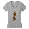 groovy baby groot 2 Women's V-Neck T-Shirt