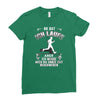 ich laufe Ladies Fitted T-Shirt
