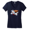 ghostly s'more Women's V-Neck T-Shirt