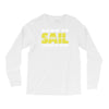 born to sail forced to work Long Sleeve Shirts