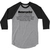 motorcyclist 3/4 Sleeve Shirt