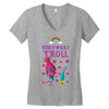 birthday troll Women's V-Neck T-Shirt