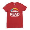 read you dumb fuck Ladies Fitted T-Shirt