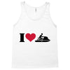 i love jet ski racing Tank Top