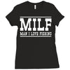 milf Ladies Fitted T-Shirt