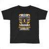 Never Underestimate the Strength of a Childhood Cancer Warrior Toddler T-shirt